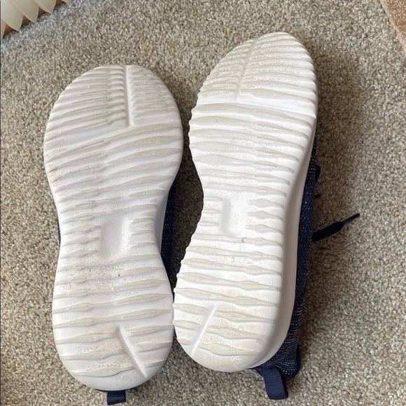 Athletic Works Dark Blue Knit Sneakers - Picture 9 of 11